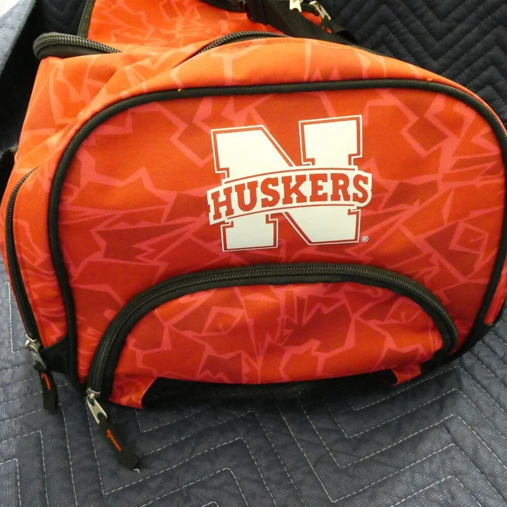 Nebraska Huskers Duffle Bag Youth Adult Boys Mens Gym Workout Bag Cornhuskers‎